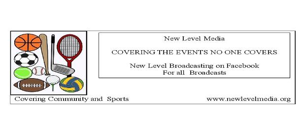 May be an image of football, basketball, tennis and text that says 'New Level Media COVERING THE EVENTS NO ONE COVERS New Level Broadcasting Facebook For all Broadcasts ተዙዘቱ 1 Covering Community and Sports www.newlevelmedia.org'